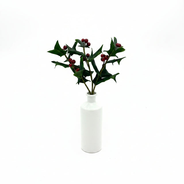 12" Fresh Cut Holly Sprig Bundle