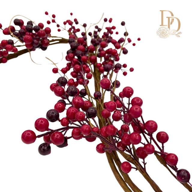 6' Red Berry Garland