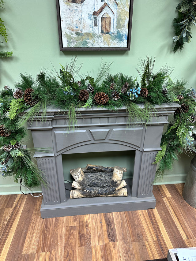 "Blueberry Bliss" Garland 8ft