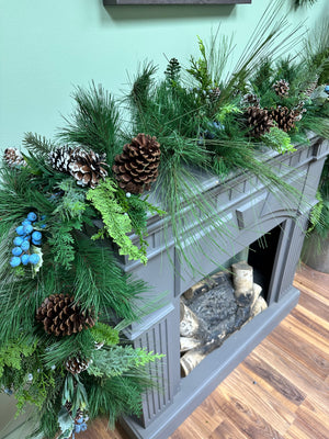 "Blueberry Bliss" Garland 8ft