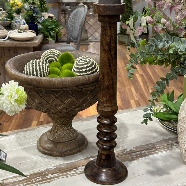 23" Candle Holder Mango Wood