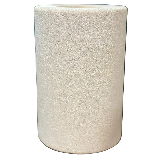 5" Round Sandstone Tealight Holder