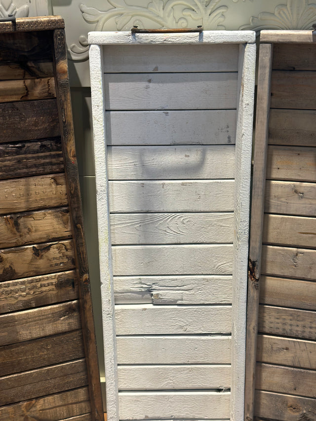 34" Long Distressed Wood Tray