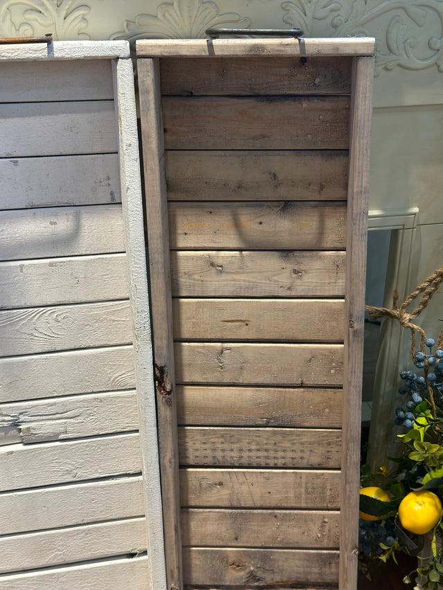 34" Long Distressed Wood Tray