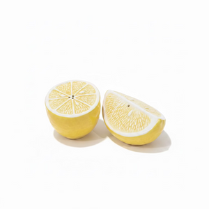 3.5" Dolomite Lemon Salt & Pepper Shakers
