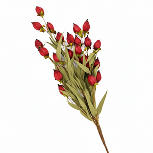 21" Chinese Lantern Stem | Available in Burgundy, Cream, and Orange