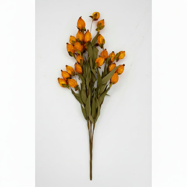 21" Chinese Lantern Stem | Available in Burgundy, Cream, and Orange