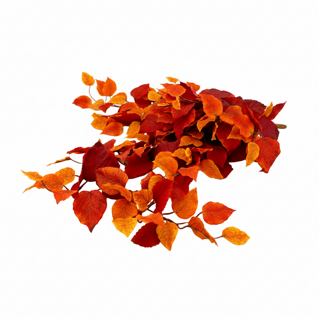 34" Aspen Flame Leaf Bush