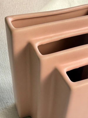 Bookcase Peach Ceramic Vase