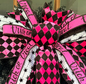 20" Trick or Chic Custom Halloween Bow