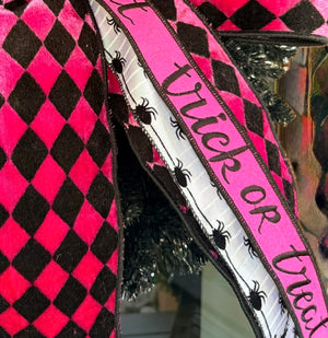 20" Trick or Chic Custom Halloween Bow