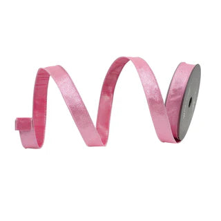 1"X10YD Light Pink Shimmering Chiffon Ribbon