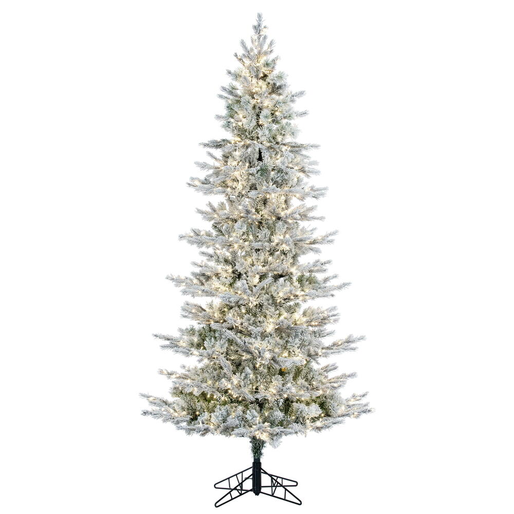 12' Flocked Kiana Artificial Christmas Tree
