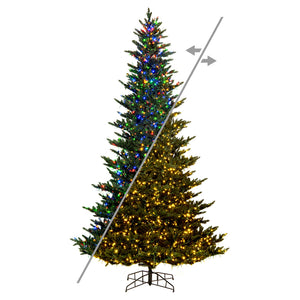 Natural Fraser Fir Artificial Christmas Tree 3mm LED