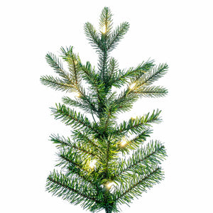 Douglas Fir Artificial Christmas Tree with Warm White LED Lights 9' x 66"