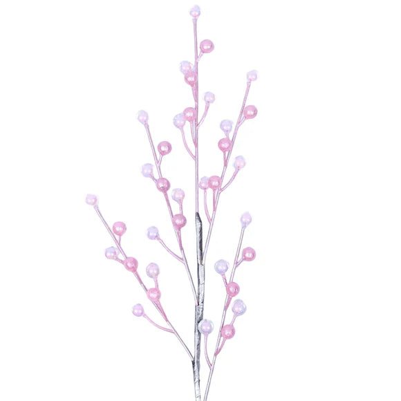 24" Candy Apple Berry Spray - Light Pink