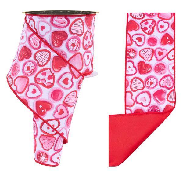 4" x 10YD Valentine Candy Ribbon