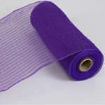 10" x 10 Yards Metallic Decorating Mesh | Purple
