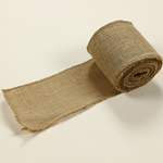 4" x 10 Yards Natural Burlap Ribbon