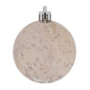 4" Shiny Mercury Ball Ornament Set of 6 | Champagne | Copper