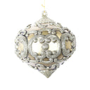 6" Antique Glitter Onion Christmas Ornament