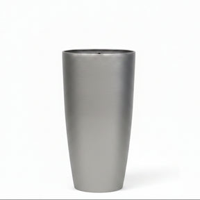 22.75 inch Fiber Resin Brush Metal Long Planter
