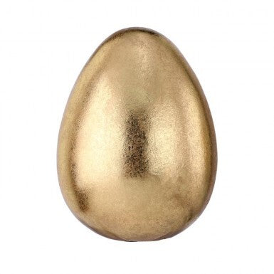 8" Resin Gold Egg