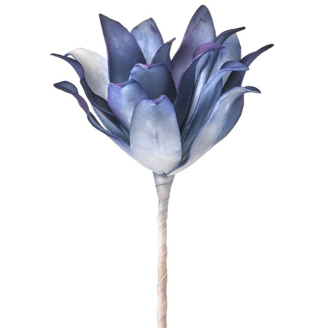 32" Foam Bromeliad Succulent Stem | Navy or Gray