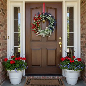24" Patriotic Astilbe Wreath