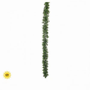 6 foot American Boxwood Garland, UV Treated