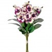 15” Purple Yellow Just Cut Pansy Bush