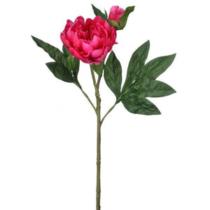 24" Summer Garden Peony | Fuchsia or Yellow