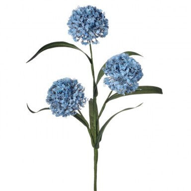 20" Wild Foam Allium Spray | Blue Cream Lavender Pink