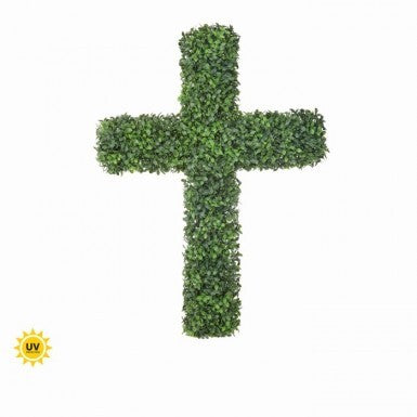 27" Boxwood Door Cross UV Protected