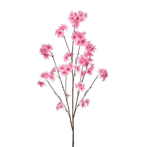 51" Late Season Cherry Blossom Stem | Pink