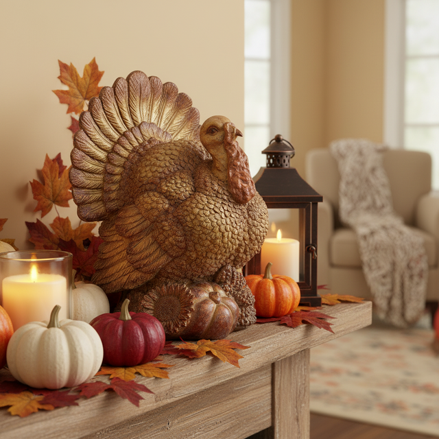 23" Resin Grand Harvest Turkey