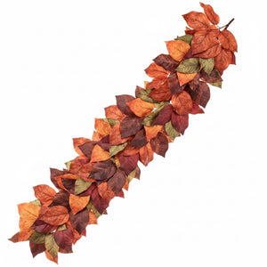 48" Autumnal Salal Leaf Garland