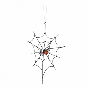 10"/11" Spider Web with Spiders | Two available styles | Black & Silver