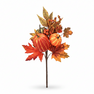 18" Autumnal Gourd & Berry Pick | Pumpkin Trio & Gourds/Pumpkins Mix