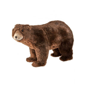 Brown Stuffed Standing Faux Fur Bear, additional view