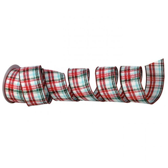 2.5"x 10YDS Retro Plaid Ribbon