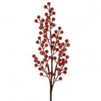 Beaded Berry Ball Spray, Red, Blue, or Burgundy, additional view