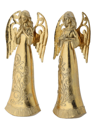 12" Champagne Gold | Resin Metal | Angel