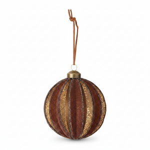 Bronze and Chocolate Mercury Glass Ornaments | Ball & Finial
