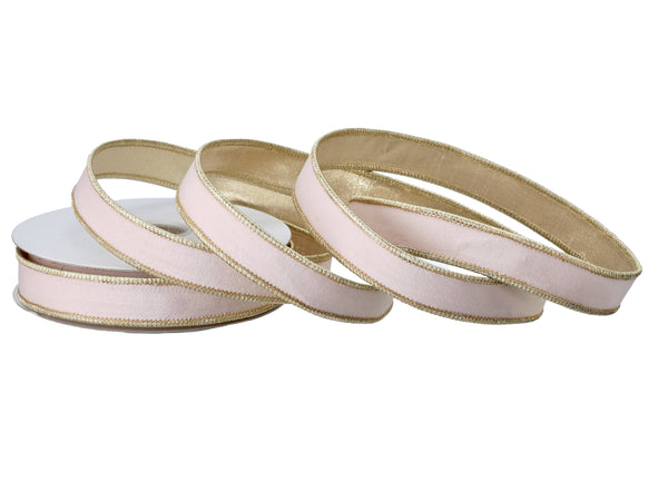 1" x 10 Yards Jacquard Metallic Ribbon | Available in Aqua, Lavender, & Mint Green