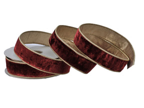 Premium Velvet Ribbon with Metallic Edge, additional view