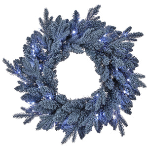 Blue Bavarian Spruce Wreath | Available in 24" and 30"