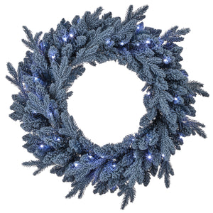Blue Bavarian Spruce Wreath | Available in 24" and 30"