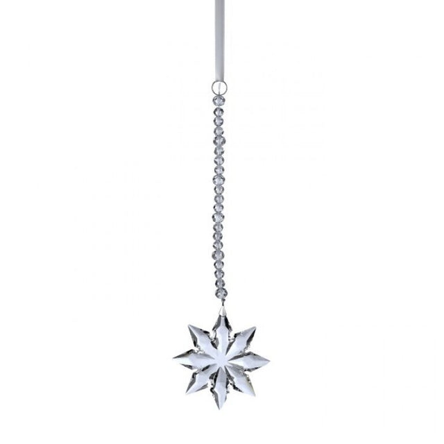 10" Crystal Diamond Star Drop Ornament