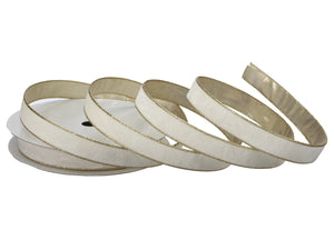1" x 20 Yards Wired Velvet Ribbon with Metallic Edge | Available in MANY Colors